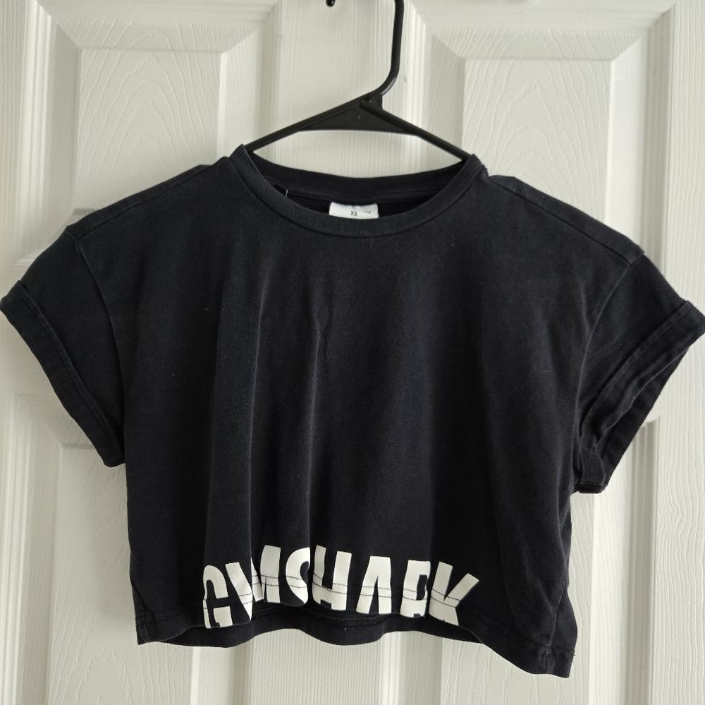 Gymshark Fraction Crop Top XS